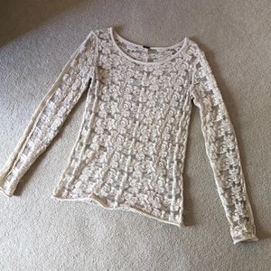 Free People Lace Shirt (Size S)